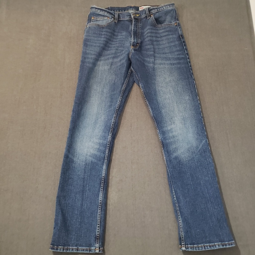 Wrangler Comfort Jeans Classic Fit Straight Leg Denim Pants Size 30x30